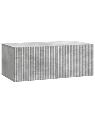 Mobile Porta TV da Muro Grigio Cemento 78,5 x 41 x 30 cm