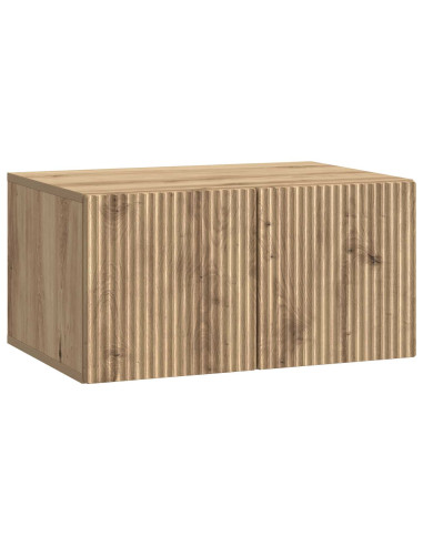 Mobile Porta TV da Muro Rovere Artigianale 59,5 x 41 x 30 cm