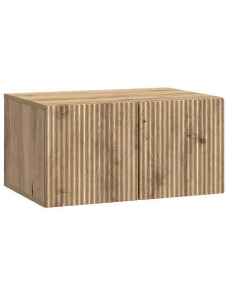 Mobile Porta TV da Muro Rovere Artigianale 59,5 x 41 x 30 cm