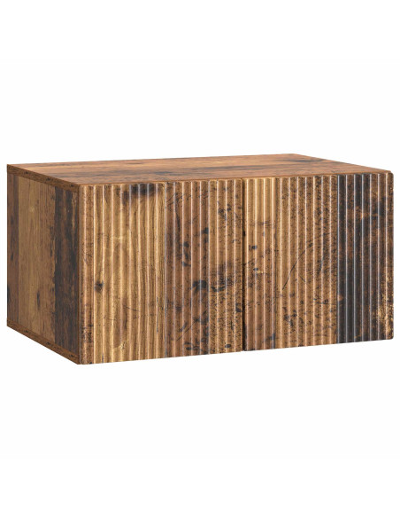 Mobile Porta TV da Muro Legno antico 59,5 x 41 x 30 cm