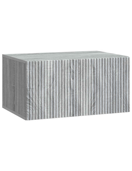 Mobile Porta TV da Muro Grigio Sonoma 59,5 x 41 x 30 cm