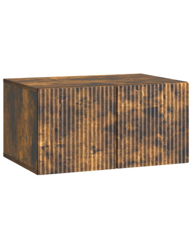 Mobile Porta TV da Muro Rovere Fumo 59,5 x 41 x 30 cm