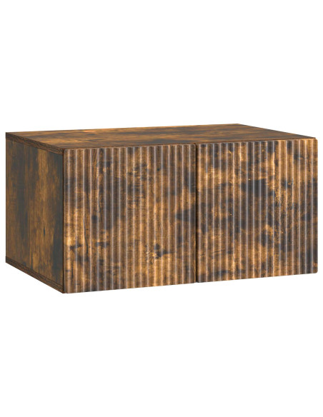 Mobile Porta TV da Muro Rovere Fumo 59,5 x 41 x 30 cm