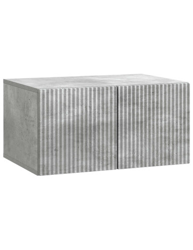 Mobile Porta TV da Muro Grigio Cemento 59,5 x 41 x 30 cm