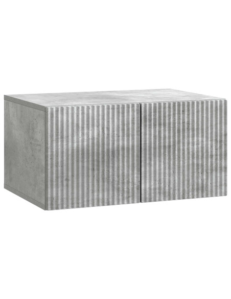 Mobile Porta TV da Muro Grigio Cemento 59,5 x 41 x 30 cm