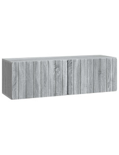 Mobile Porta TV da Muro Grigio Sonoma 98 x 31 x 30 cm