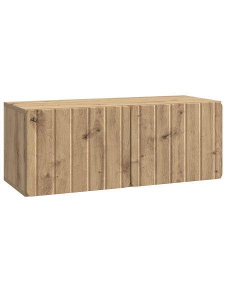 Mobile Porta TV da Muro Rovere Artigianale 78,5 x 31 x 30 cm