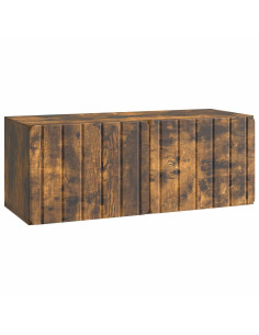 Mobile Porta TV da Muro Rovere Fumo 78,5 x 31 x 30 cm