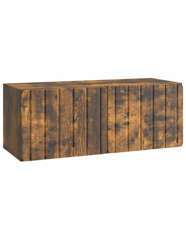 Mobile Porta TV da Muro Rovere Fumo 78,5 x 31 x 30 cm