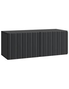 Mobile Porta TV da Muro Nero 78,5 x 31 x 30 cm