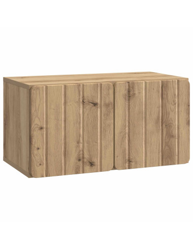 Mobile Porta TV da Muro Rovere Artigianale 59,5 x 31 x 30 cm