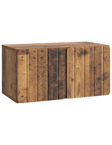 Mobile Porta TV da Muro Legno antico 59,5 x 31 x 30 cm