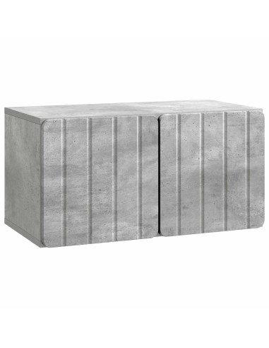 Mobile Porta TV da Muro Grigio Cemento 59,5 x 31 x 30 cm