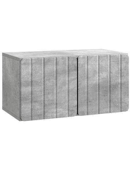 Mobile Porta TV da Muro Grigio Cemento 59,5 x 31 x 30 cm