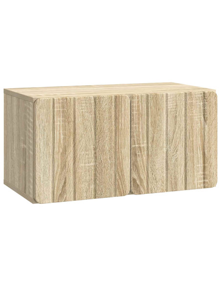 Mobile Porta TV da Muro Rovere Sonoma 59,5 x 31 x 30 cm