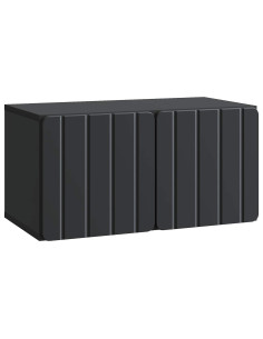 Mobile Porta TV da Muro Nero 59,5 x 31 x 30 cm