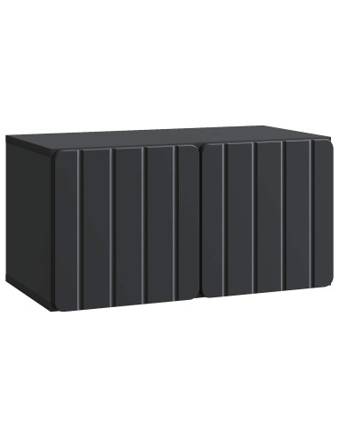 Mobile Porta TV da Muro Nero 59,5 x 31 x 30 cm