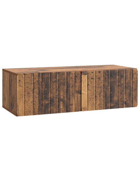 Mobile Porta TV da Muro Legno antico 98 x 41 x 30 cm