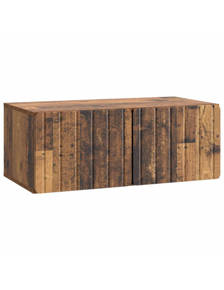 Mobile Porta TV da Muro Legno antico 78,5 x 41 x 30 cm