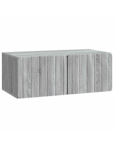 Mobile Porta TV da Muro Grigio Sonoma 78,5 x 41 x 30 cm