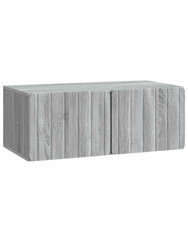 Mobile Porta TV da Muro Grigio Sonoma 78,5 x 41 x 30 cm