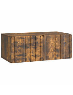 Mobile Porta TV da Muro Rovere Fumo 78,5 x 41 x 30 cm