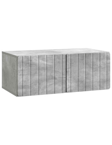 Mobile Porta TV da Muro Grigio Cemento 78,5 x 41 x 30 cm