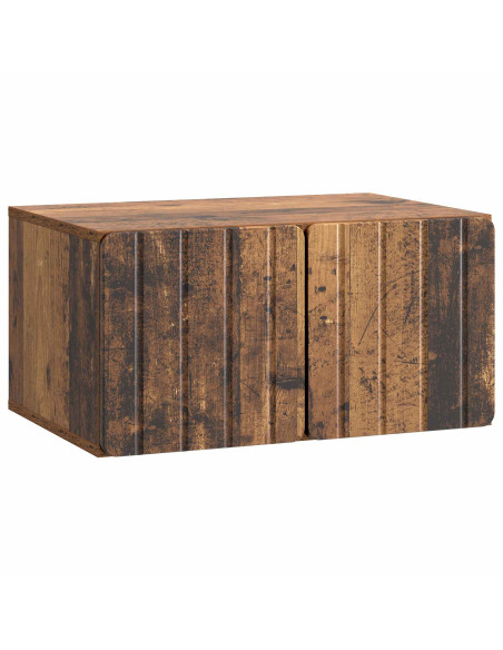 Mobile Porta TV da Muro Legno antico 59,5 x 41 x 30 cm