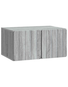 Mobile Porta TV da Muro Grigio Sonoma 59,5 x 41 x 30 cm