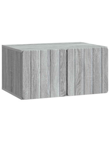 Mobile Porta TV da Muro Grigio Sonoma 59,5 x 41 x 30 cm