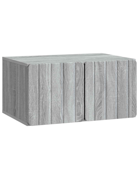 Mobile Porta TV da Muro Grigio Sonoma 59,5 x 41 x 30 cm