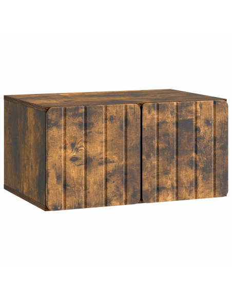 Mobile Porta TV da Muro Rovere Fumo 59,5 x 41 x 30 cm