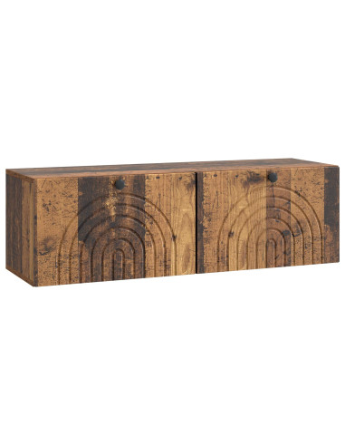 Mobile Porta TV da Muro Legno antico 98 x 31 x 30 cm