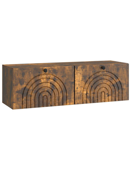 Mobile Porta TV da Muro Rovere Fumo 98 x 31 x 30 cm