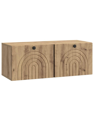 Mobile Porta TV da Muro Rovere Artigianale 78,5 x 31 x 30 cm