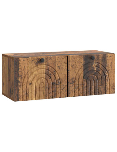 Mobile Porta TV da Muro Legno antico 78,5 x 31 x 30 cm