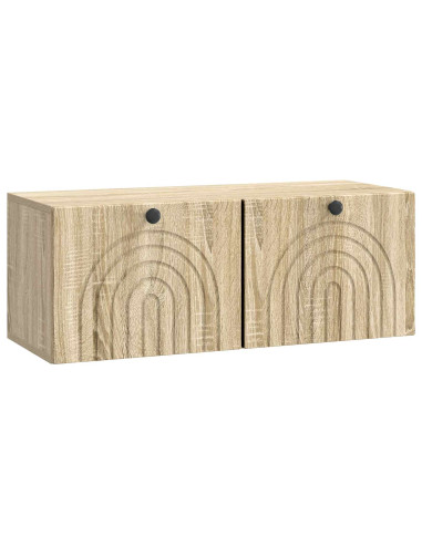 Mobile Porta TV da Muro Rovere Sonoma 78,5 x 31 x 30 cm