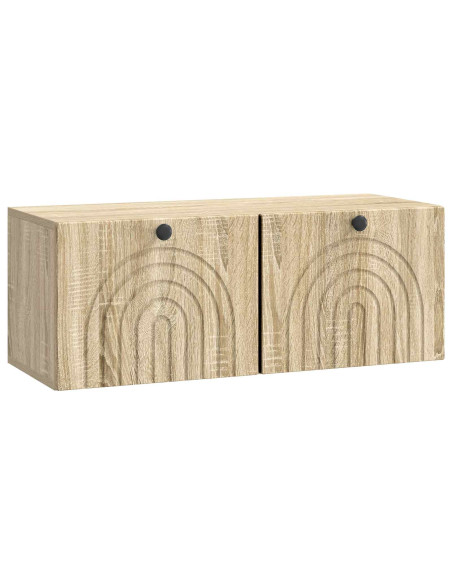 Mobile Porta TV da Muro Rovere Sonoma 78,5 x 31 x 30 cm