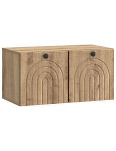 Mobile Porta TV da Muro Rovere Artigianale 59,5 x 31 x 30 cm