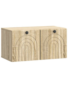 Mobile Porta TV da Muro Rovere Sonoma 59,5 x 31 x 30 cm