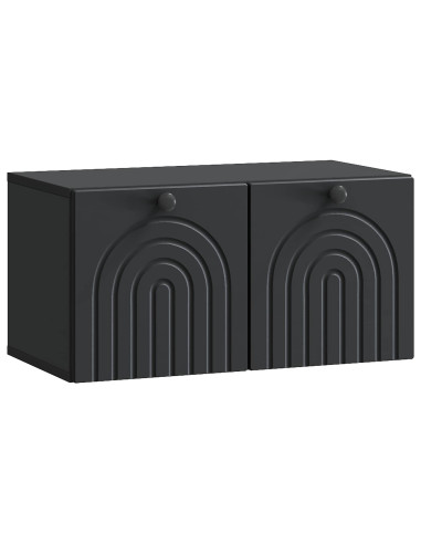 Mobile Porta TV da Muro Nero 59,5 x 31 x 30 cm