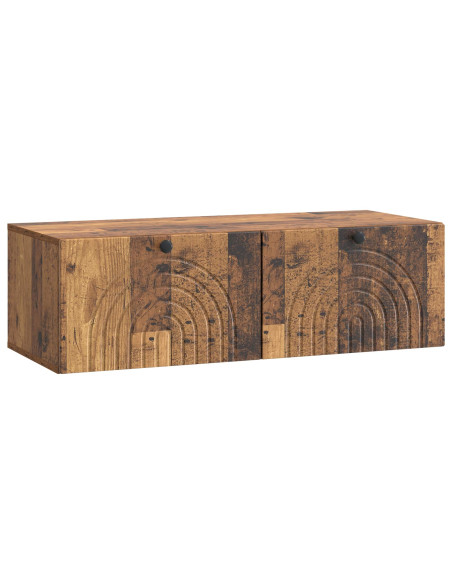 Mobile Porta TV da Muro Legno antico 99 x 41 x 30 cm