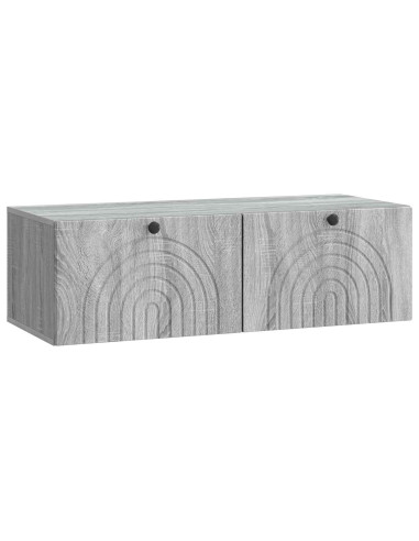 Mobile Porta TV da Muro Grigio Sonoma 99 x 41 x 30 cm