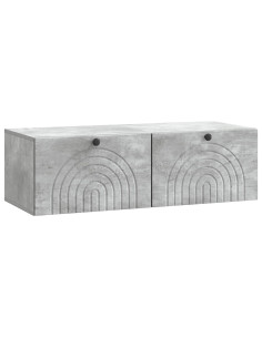 Mobile Porta TV da Muro Grigio Cemento 99 x 41 x 30 cm