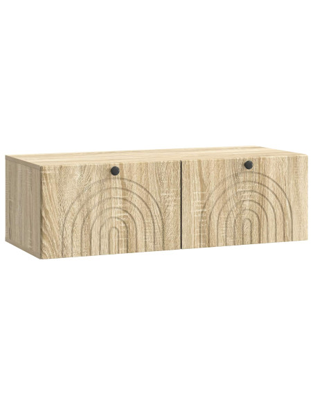 Mobile Porta TV da Muro Rovere Sonoma 98 x 41 x 30 cm