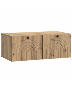 Mobile Porta TV da Muro Rovere Artigianale 78,5 x 41 x 30 cm