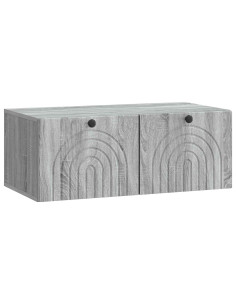 Mobile Porta TV da Muro Grigio Sonoma 78,5 x 41 x 30 cm