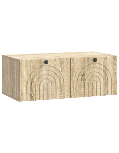 Mobile Porta TV da Muro Rovere Sonoma 78,5 x 41 x 30 cm