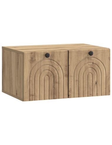 Mobile Porta TV da Muro Rovere Artigianale 59,5 x 41 x 30 cm