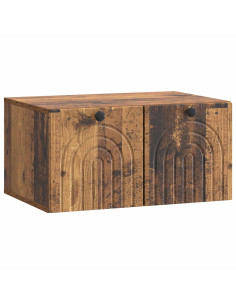 Mobile Porta TV da Muro Legno antico 59,5 x 41 x 30 cm